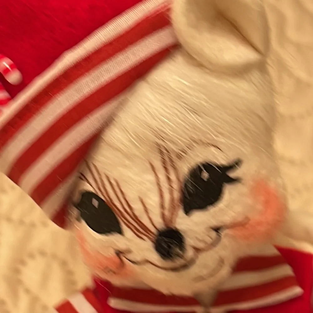 Anna Lee Candy Cane Christmas Mouse - Picture 5 of 7